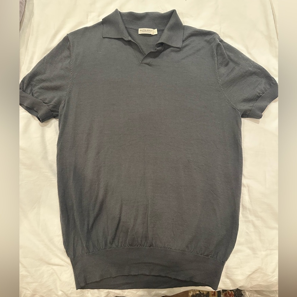 Suitsupply merino wool polo